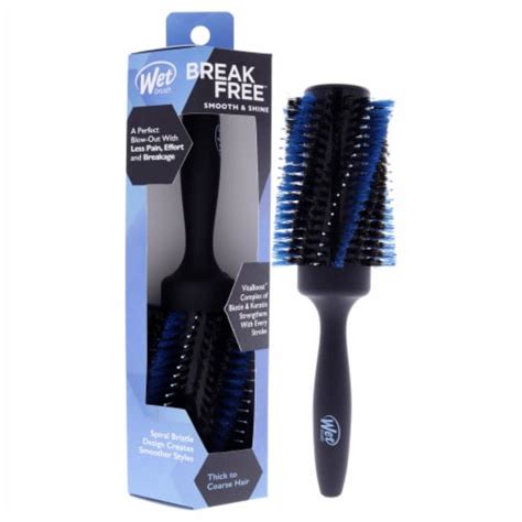 Wet Brush Smooth Shine Round Brush Black 1 Ct Kroger