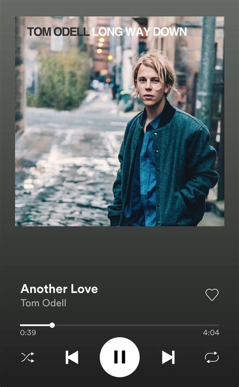 Another Love Tom Odell Tom Odell Another Love Odell