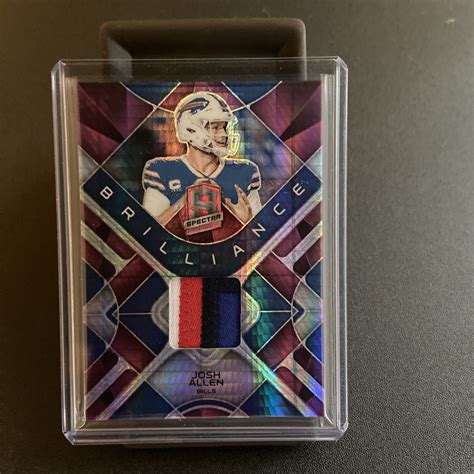 Panini Spectra Josh Allen Brilliance Patch Buffalo Bills Ebay