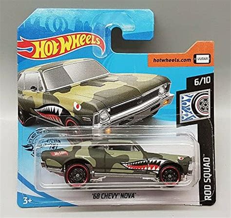 Hot Wheels Chevy Nova Rod Squad Ghd General Motors Short Card Bigamart