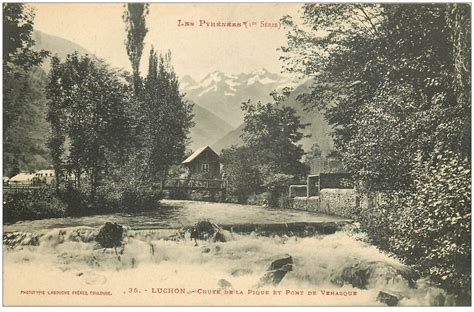 Luchon Chute Pique Et Pont Venasque