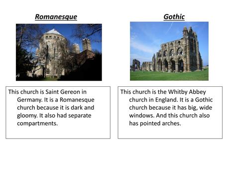 PPT - Romanesque vs. Gothic Architecture PowerPoint Presentation, free download - ID:2408598