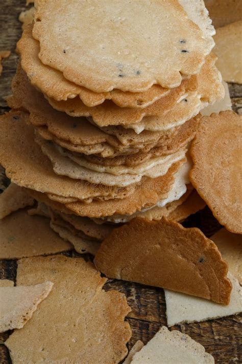 Galletas Japonesas Tradicionales Del Arroz Senbei Imagen De Archivo