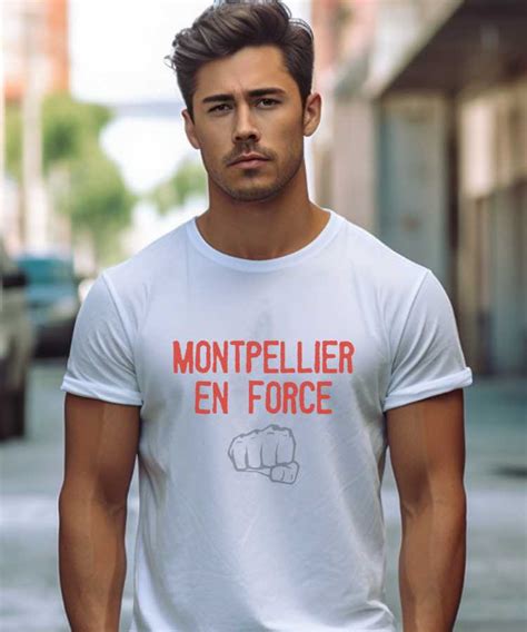 T Shirt Montpellier En Force