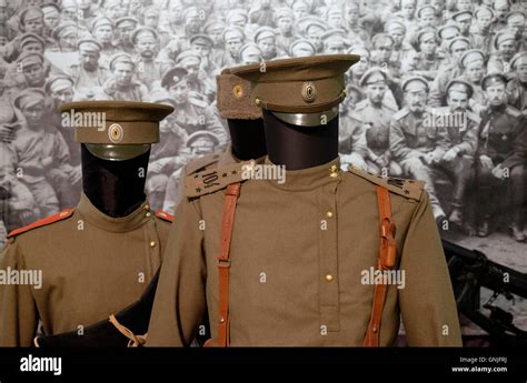 Imperial Russian Army Uniforms Displayed At The State Central Museum Of