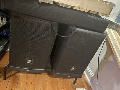 Pair Of Jbl Prx One All In One Powered Column Pa Speaker W Mixer Dsp