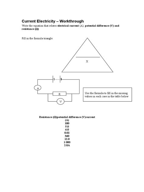 Current Electricity | PDF