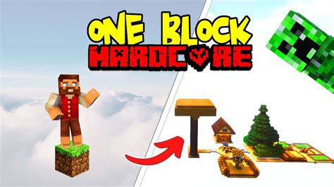 I Built A Simple Mob Farm On Minecraft Skyblock One Block Hardcore Youtube