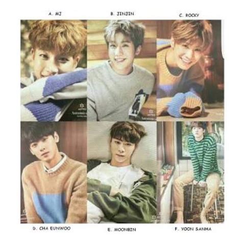 Astro Autumn Story Official Posters Group Eunwoo Jinjin Mj