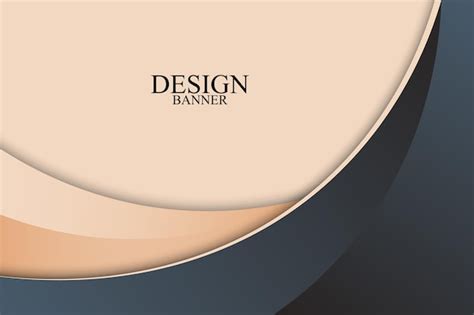 Premium Vector Business Banner Background With Curve Shape