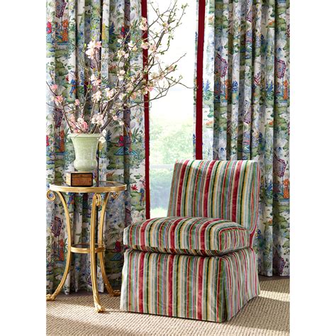 Brunschwig And Fils Etoile Velvet Spring Fabric Bistro Columbia