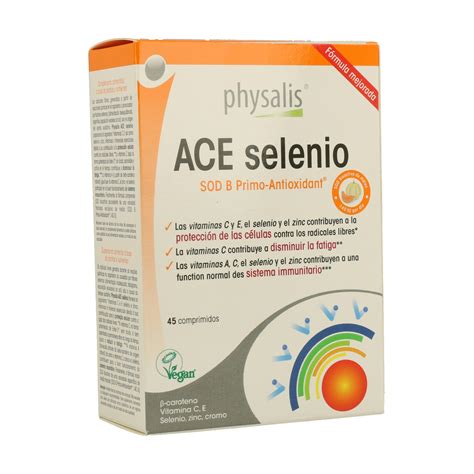 Comprar Ace Selenio 45 Comprimidos Physalis Naturitas