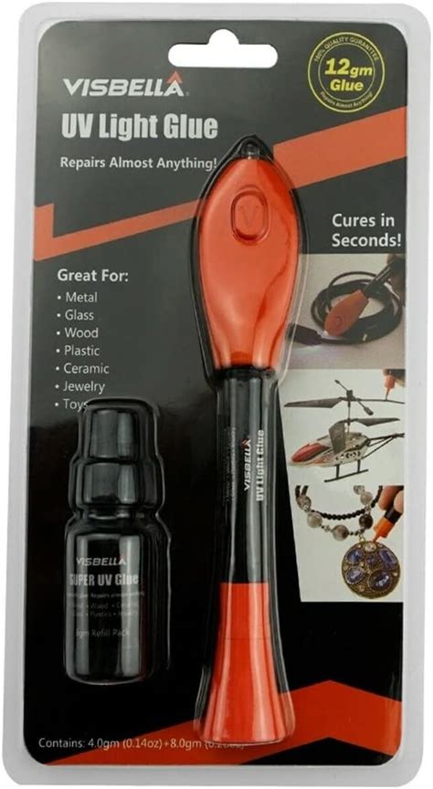 Uv Glue Kit With Light Uv Light Glue Pen Kit 5 Seconds Plastic Welder