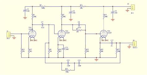 Guitar Tube Preamp Schematic