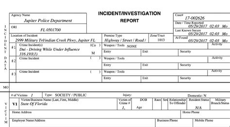 Tiger Woods Arrest Full Police Report Documents