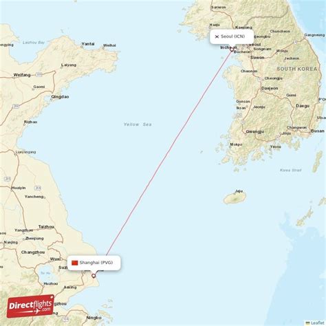 Direct Flights From Seoul To Shanghai Icn To Pvg Non Stop