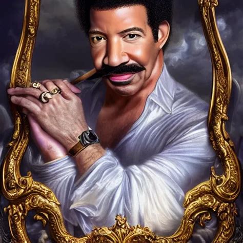 Lionel Richie With Mustache Realistic Regal Stable Diffusion Openart