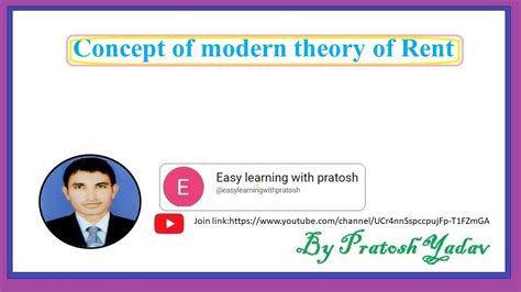 Modern Theory Of Rent Demand And Supply Theory Of Rent Youtube