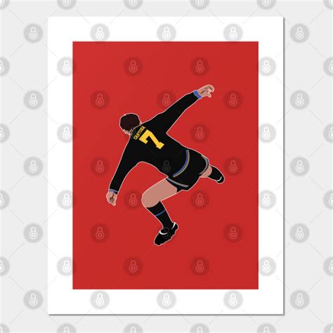 Eric Cantona Kung Fu Kick - Eric Cantona - Posters and Art Prints | TeePublic