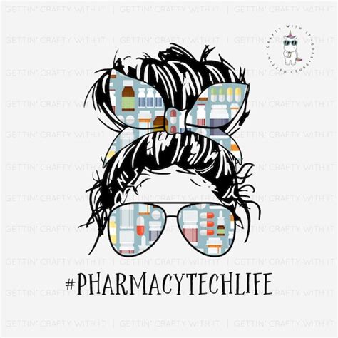 Pharmacist Sublimation Png Design Patriotic Pharmacy Tech Etsy