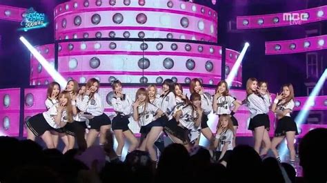 EXID WJSN Cosmic Girls Up Down Pink Hot Music Core S 500th Ep Special 160416