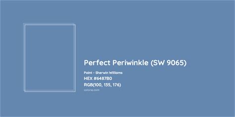 Sherwin Williams Perfect Periwinkle Sw 9065 Paint Color Codes