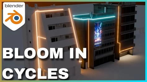 How To Get Bloom In Cycles In Blender Youtube