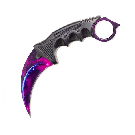 Karambit Galaxy Black Real Life Knife Cs Customizado Irl Por Lootknife