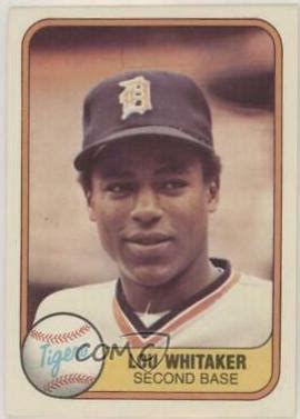 Lou Whitaker #463 Prices | 1981 Fleer | Baseball Cards