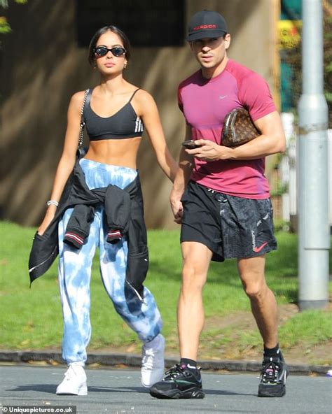 Joey Essex walks hand-in-hand with new girlfriend Brenda Santos before ...