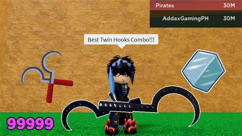 Using A Twin Hooks Will Be Gives You An Aimbot 30m Bounty Hunting ︱blox Fruits Youtube