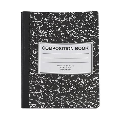 Composition Notebooks Composition Notebook Wide Ruled Notebook With