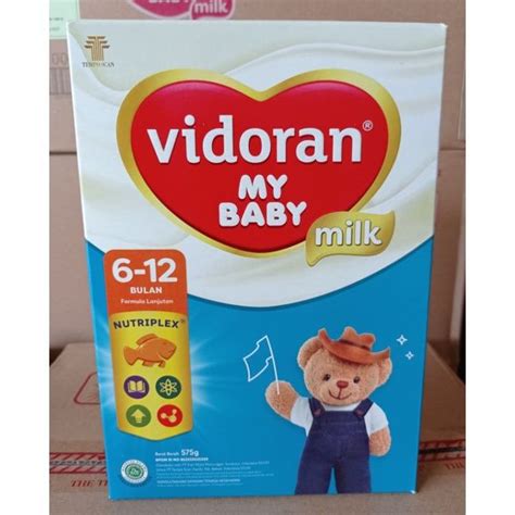 Vidoran My Baby Nutriplex Susu Formula 6 12 Bulan 575g Lazada