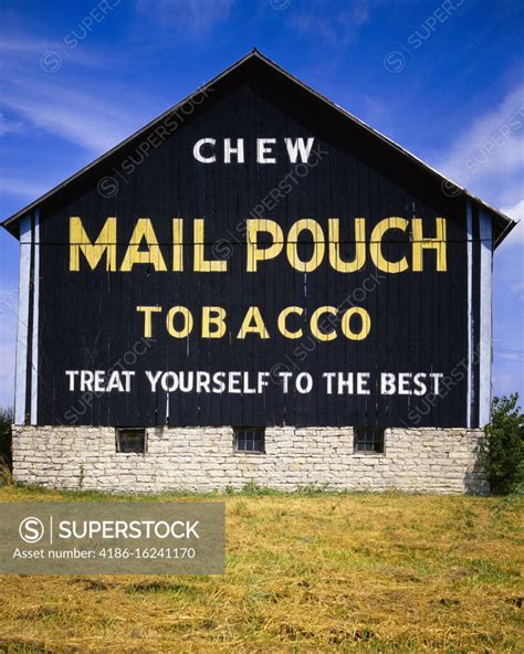 1980s Mail Pouch Chewing Tobacco Advertising Sign Painted On The Side Of Barns 1891 1992 Mid