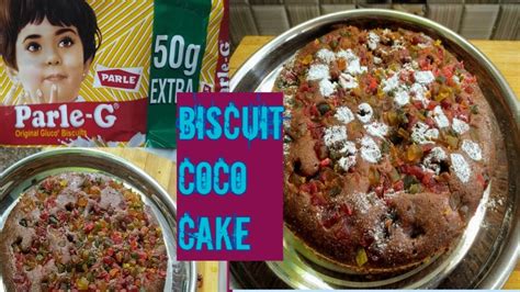 Parle G Biscuit Cake Without Egg Ovenபார்லி பிஸ்கட் கேக் पारले जी