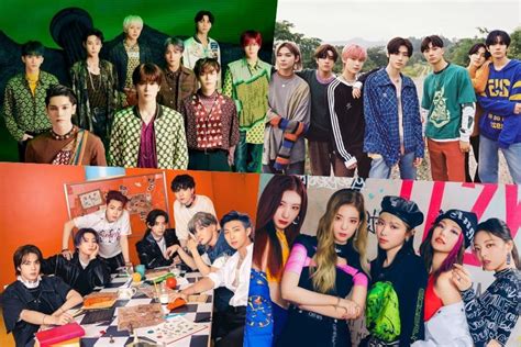 NCT 127 ENHYPEN BTS ITZY TXT SEVENTEEN Ve BLACKPINK Billboard Un