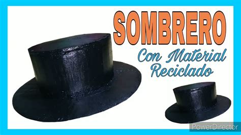 CÓmo Hacer Un Sombrero Con Materiales Reciclados Sombrero De CartÓn