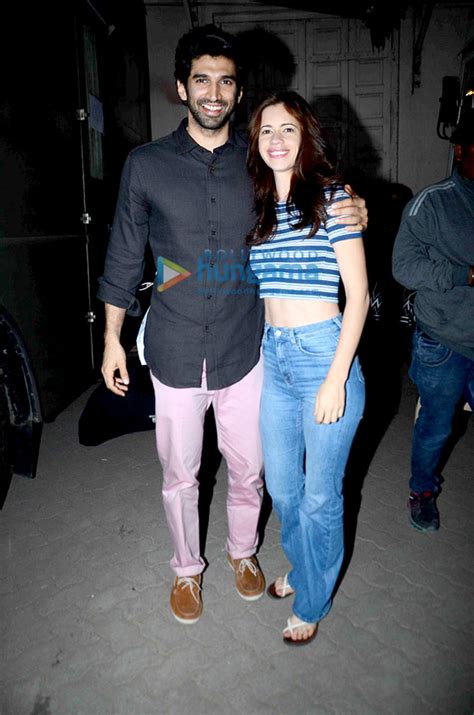 Aditya Roy Kapur Kalki Koechlin Snapped At Mehboob Studio Aditya