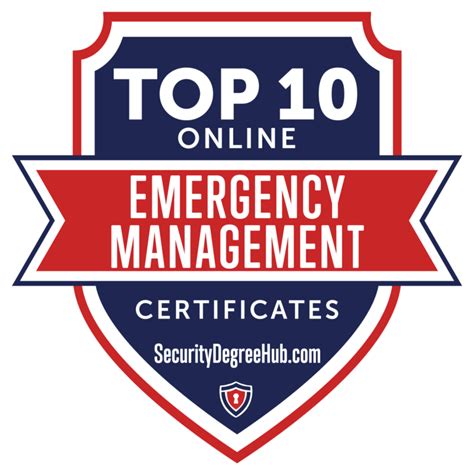 10 Top Online Emergency Management Certificates - Security Degree Hub