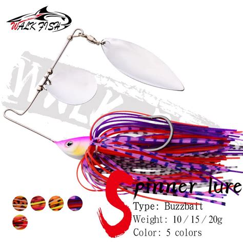 Walk Fish Fishing Lure G G G Chatter Bait Spinner Bait Weedless