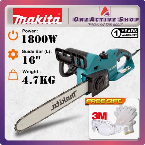 Makita 16‘ Electric Chainsaw Uc4041a 1 Year Warranty Makita 16