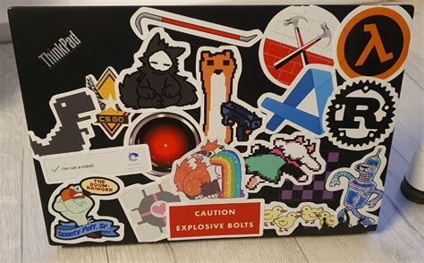 Anyone else love stickers on their thinkpad? : r/thinkpad