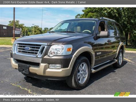 Dark Stone Metallic 2006 Ford Explorer Eddie Bauer 4x4 Camel Interior