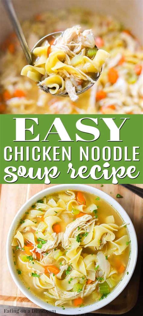 20 Minute Homemade Chicken Noodle Soup Recipe Chicken Noodle Soup Easy Chicken Soup Recipes