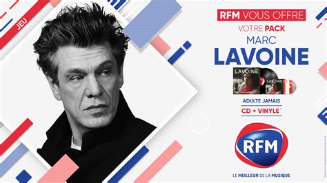 Concours RFM Gagner Des Packs CD Vinyle De Marc Lavoine