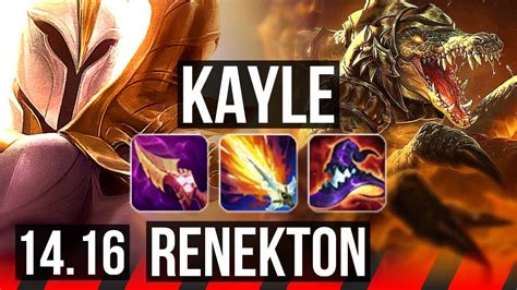 KAYLE Vs RENEKTON TOP 8k Comeback Quadra 11 2 6 Legendary 41k