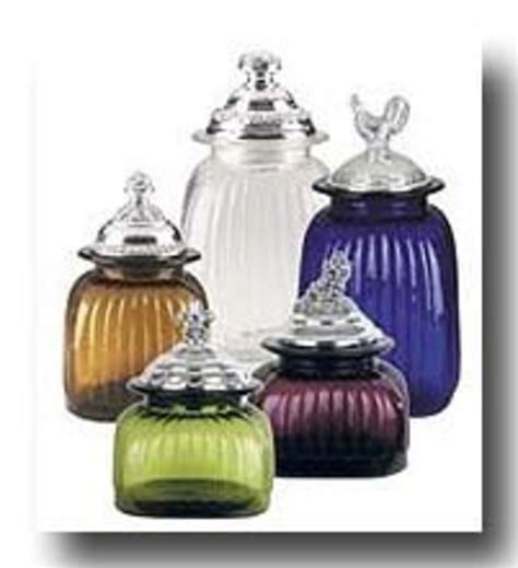 Colored Glass Kitchen Canisters - Ideas on Foter