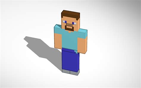 3D design MINECRAFT - STEVE | Tinkercad