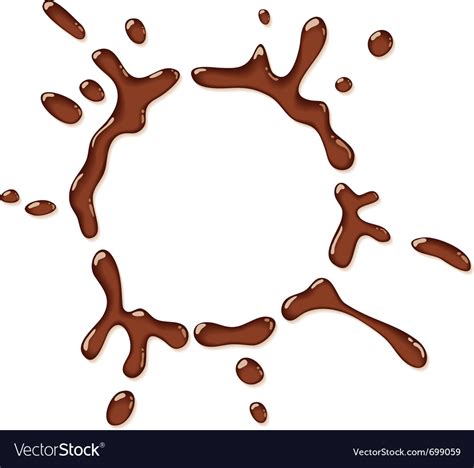 Chocolate splash Royalty Free Vector Image - VectorStock