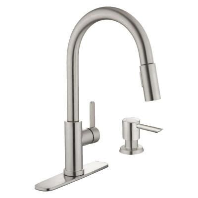 Glacier Bay Paulina Single Handle Pull Down Sprayer Kitchen Faucet With